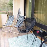 17-stillvolles 2-zimmer Mit Boxspringbett,wlan,grossem Balkon Mit Gartenblick *