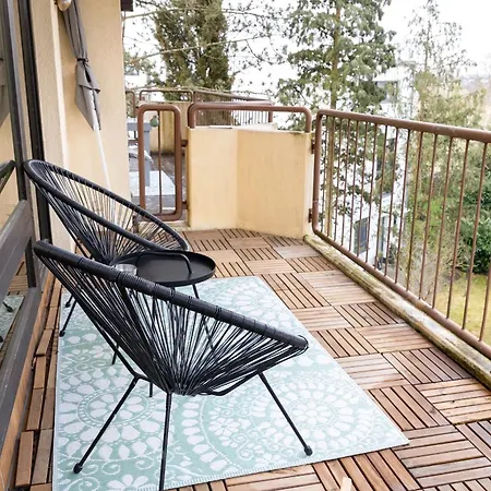 17-stillvolles 2-zimmer Mit Boxspringbett,wlan,grossem Balkon Mit Gartenblick
